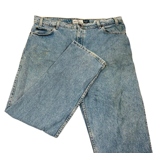 Vintage Levis 540 Relaxed Fit Jeans Men's 42X30 Brown Tab 1990s Baggy - Picture 1 of 14